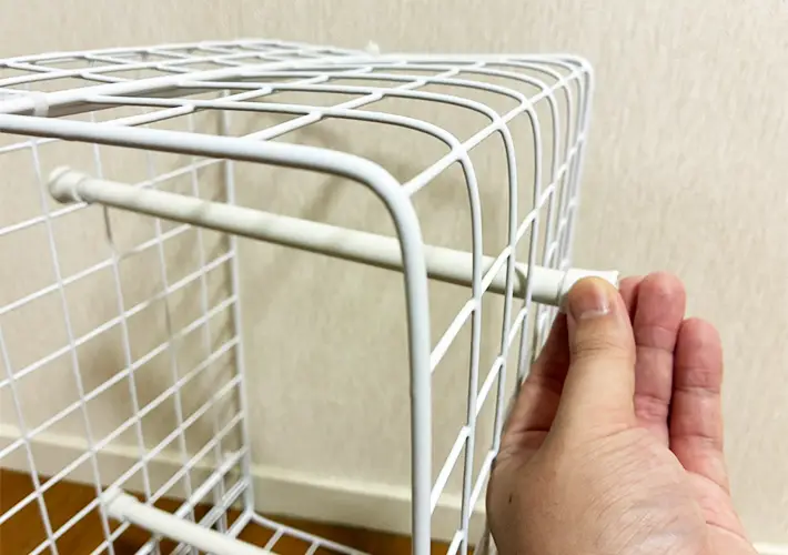 ワイヤーネットの活用写真（撮影：grapeライフハック編集部）