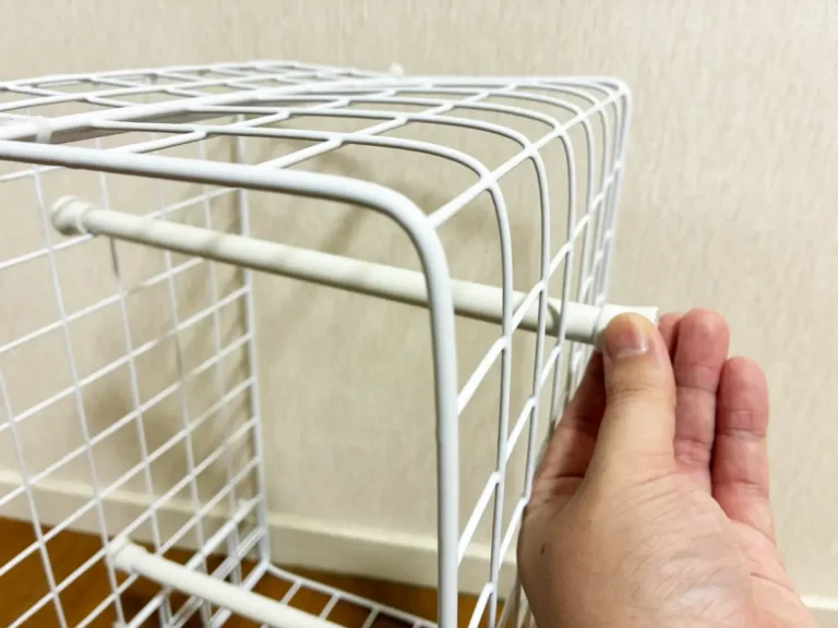 ワイヤーネットの活用写真(撮影:grapeライフハック編集部)