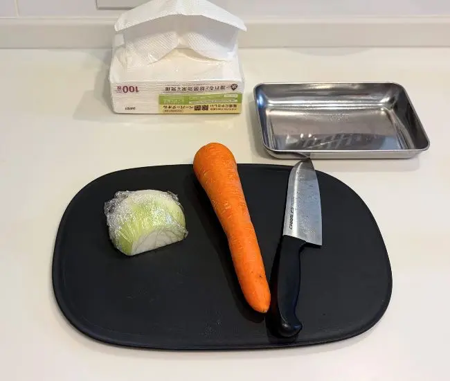 キッチンに置かれたペーパータオルの写真（撮影：grapeライフハック編集部）