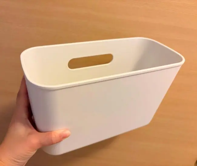 無印良品のケース（撮影：grapeライフハック編集部）