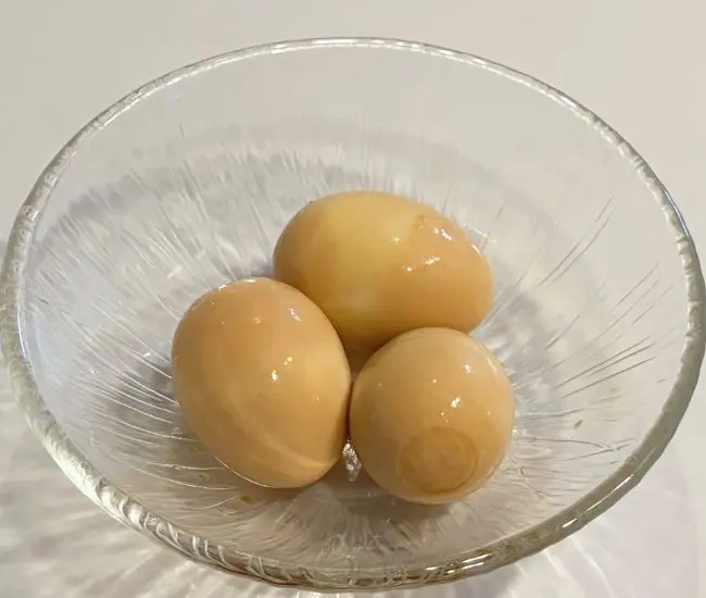 完成した煮卵（撮影：grapeフード編集部）