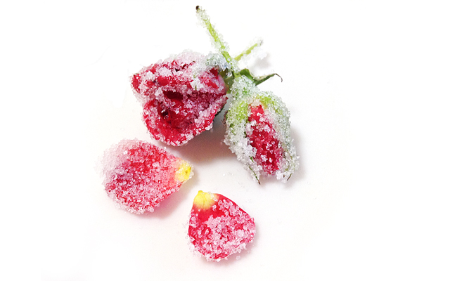 デメル スミレの砂糖漬け に憧れて 食べられるバラの花で手作り Grape グレイプ