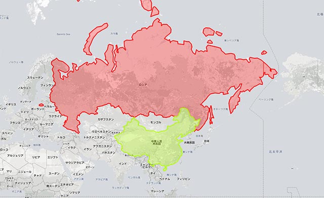 日本デケェ… 世界地図で見るのと全然違う『国の本当の大きさ』に驚く 