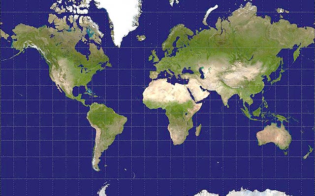 日本デケェ 世界地図で見るのと全然違う 国の本当の大きさ に驚く