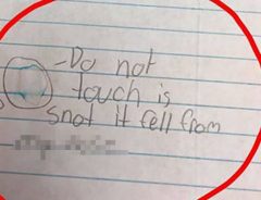 「触らない方がいいですよ」　大物確定（？）の生徒が書いた答案用紙への一文に悶絶！