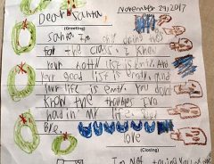 「あなたには分からない！」６歳の子どもがサンタへ宛てた手紙が辛らつ過ぎる