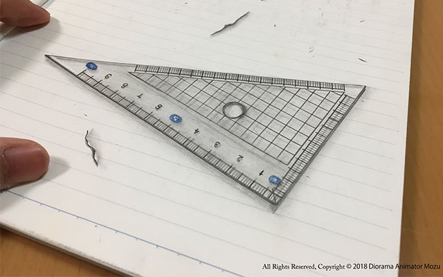中３のころ描いた 三角定規 ４年後 再トライしてみると 衝撃の展開に Grape グレイプ