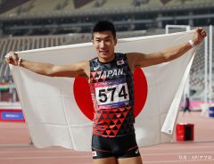 桐生祥秀選手、アジア選手権で優勝　日本人勢初の偉業に歓喜の声