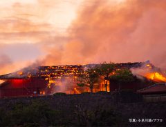 「ショックすぎる…」　地元住民が見守る中、沖縄の世界遺産『首里城』が炎上