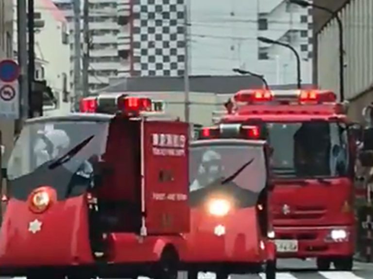 小さくてかわいい姿に驚き 狭い道路も進める消防車が話題 Grape グレイプ