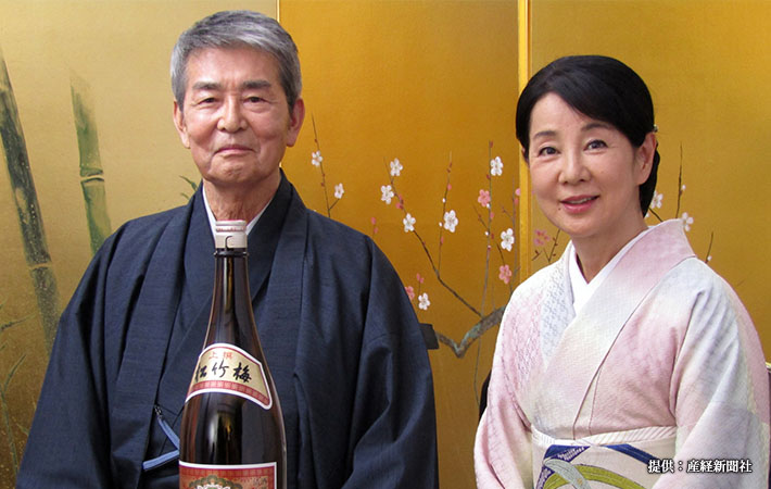 日本酒『上撰松竹梅』CMで共演する渡哲也と吉永小百合