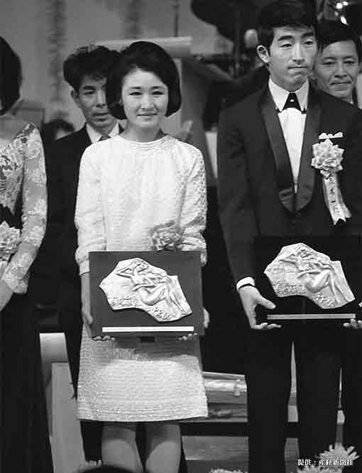 左、加藤登紀子 1966年